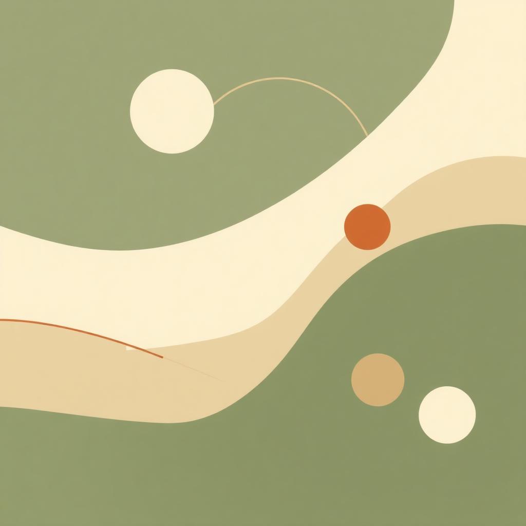 Abstrakt illustration som symboliserar samspelet mellan tankar och beteenden